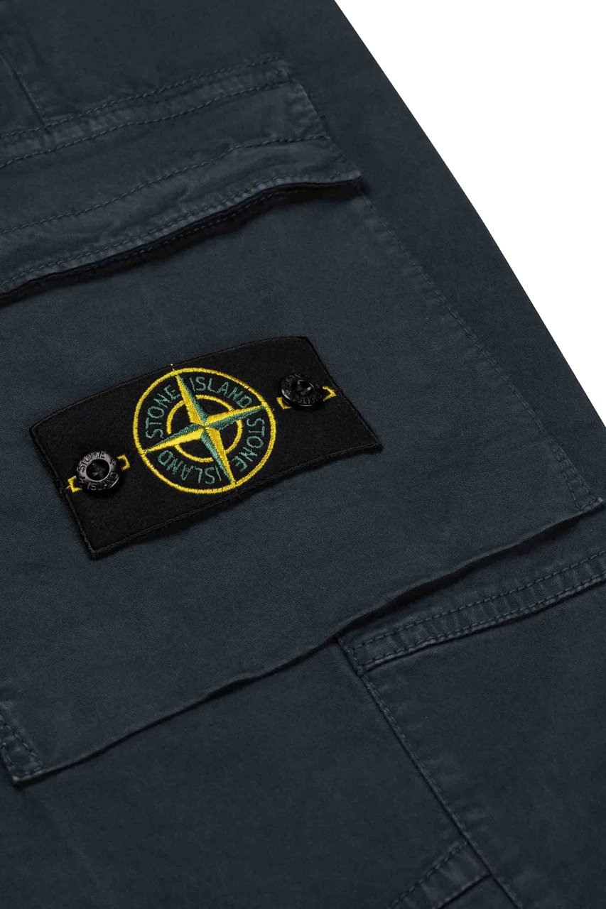 Stone Island Trousers Blauw