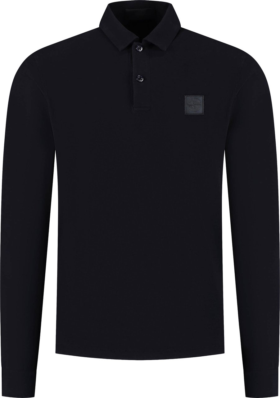 Stone Island Ls Polo Blauw