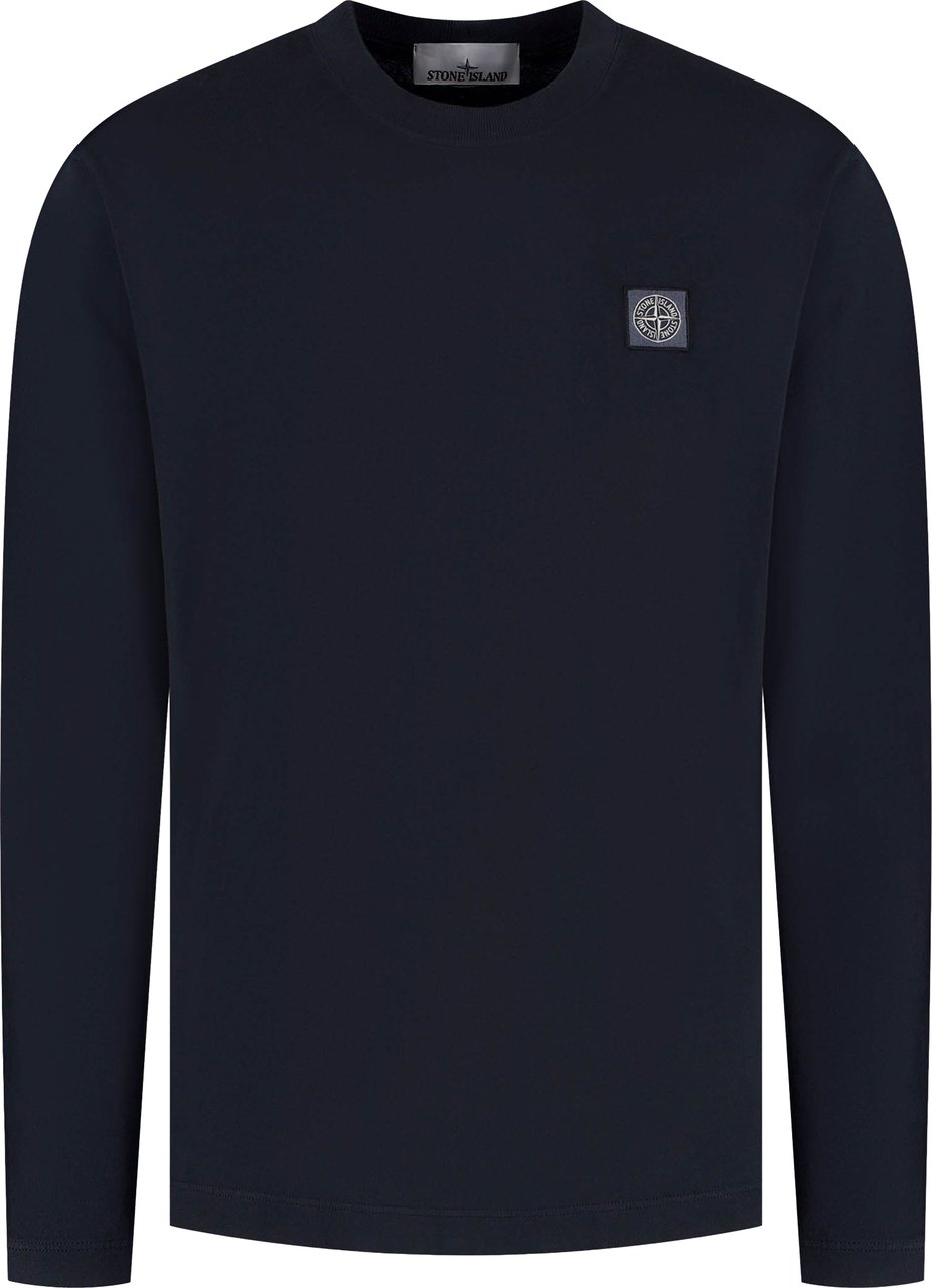 Stone Island Ls T-shirt Blauw