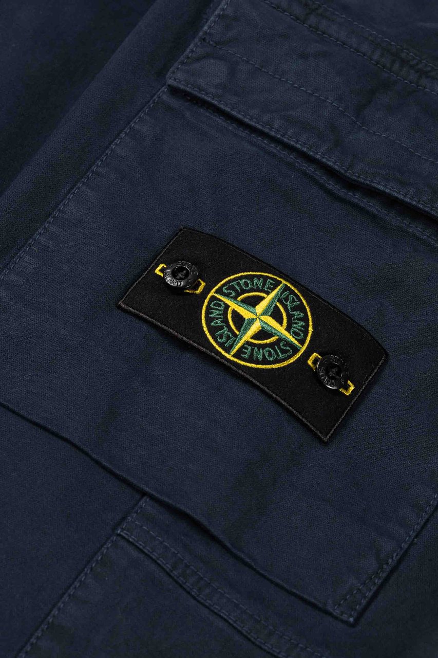 Stone Island Trousers Blauw