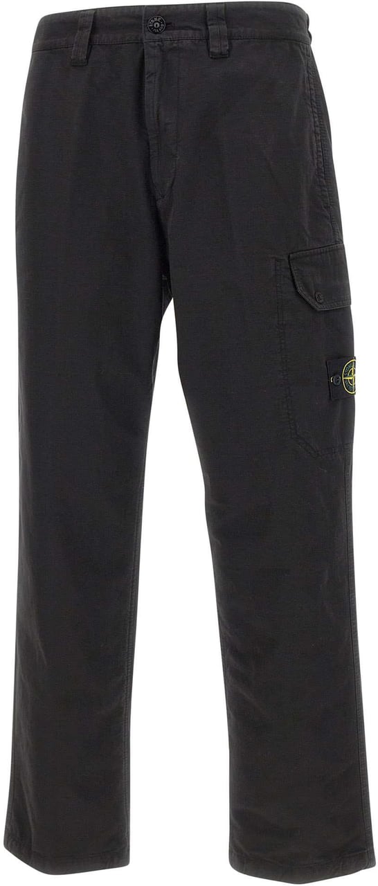 Stone Island Trousers Black Zwart