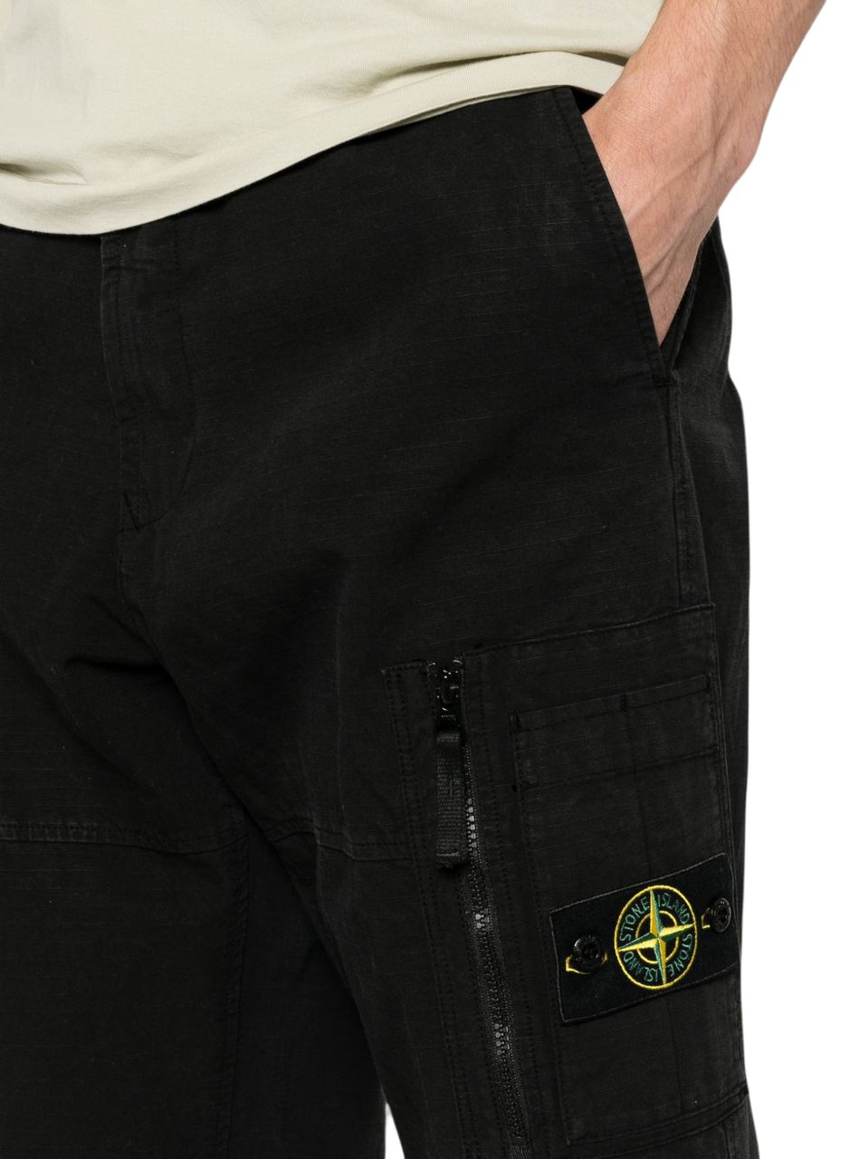 Stone Island Trousers Black Zwart