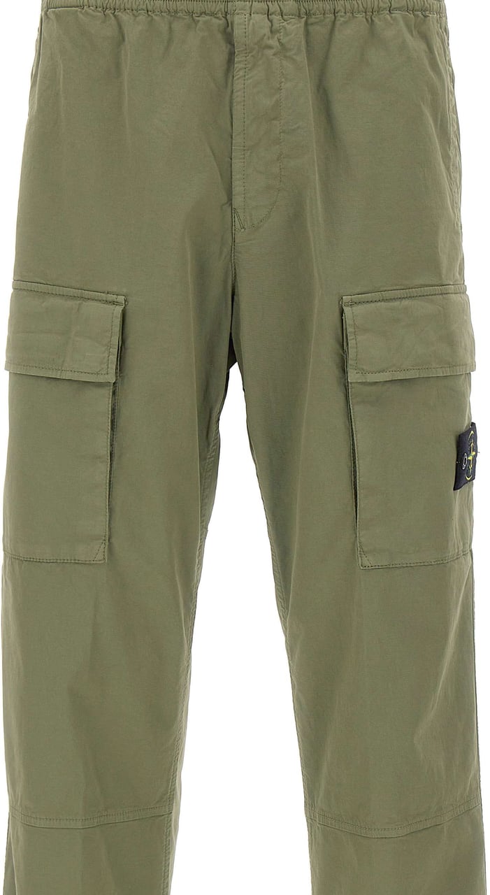 Stone Island Trousers Green Donkergroen