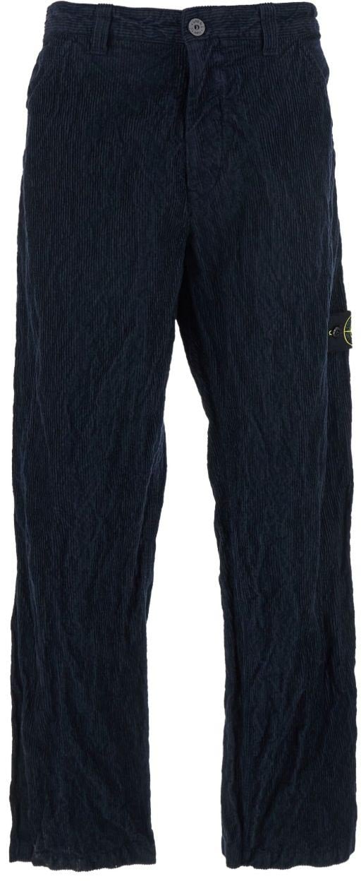Stone Island Trousers Blue Blauw