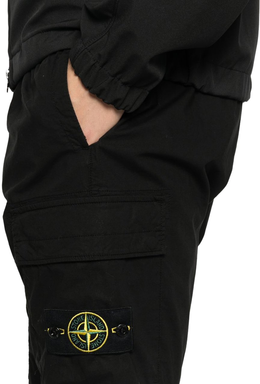 Stone Island Trousers Black Zwart