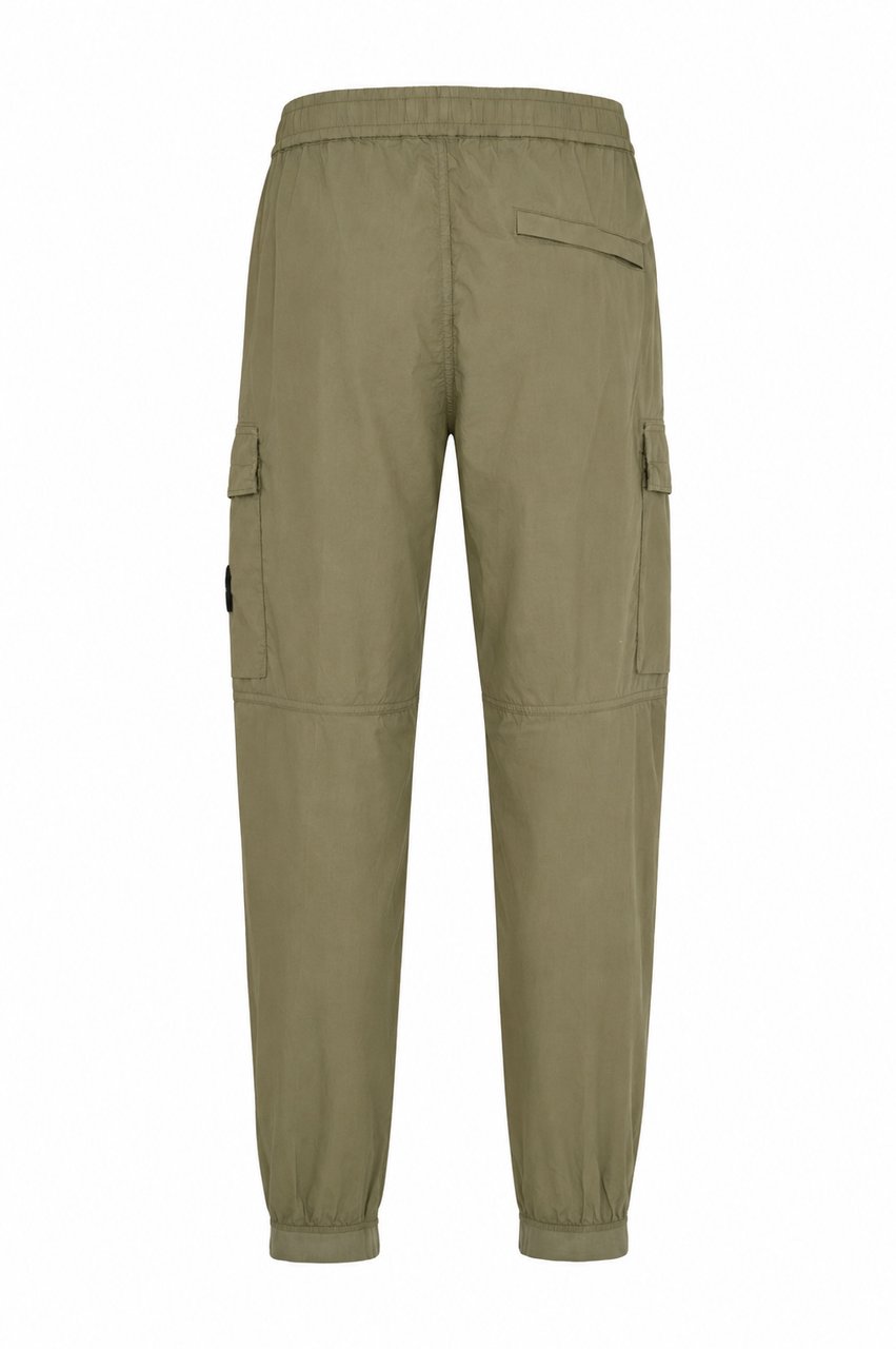 Stone Island Trousers Military Donkergroen