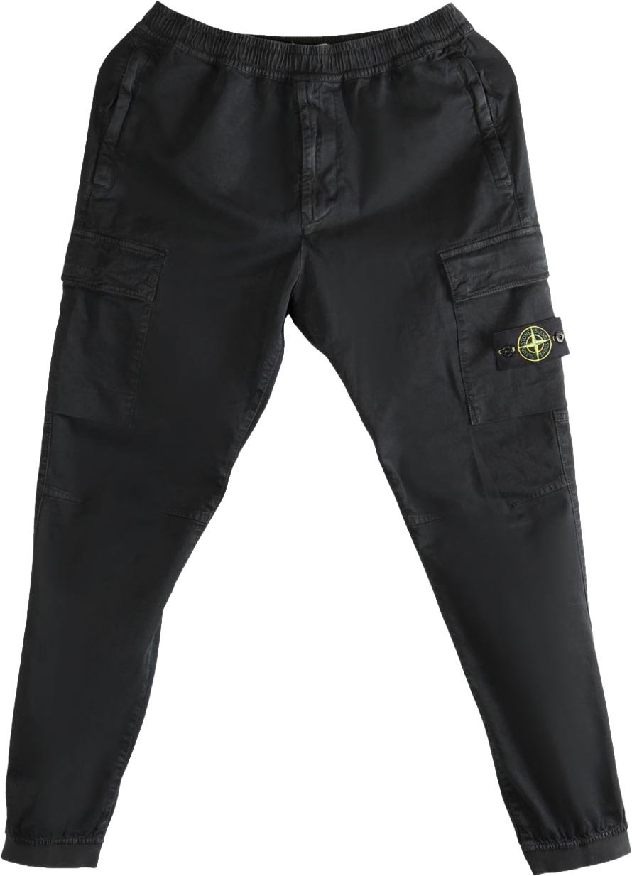 Stone Island Trousers Black Zwart