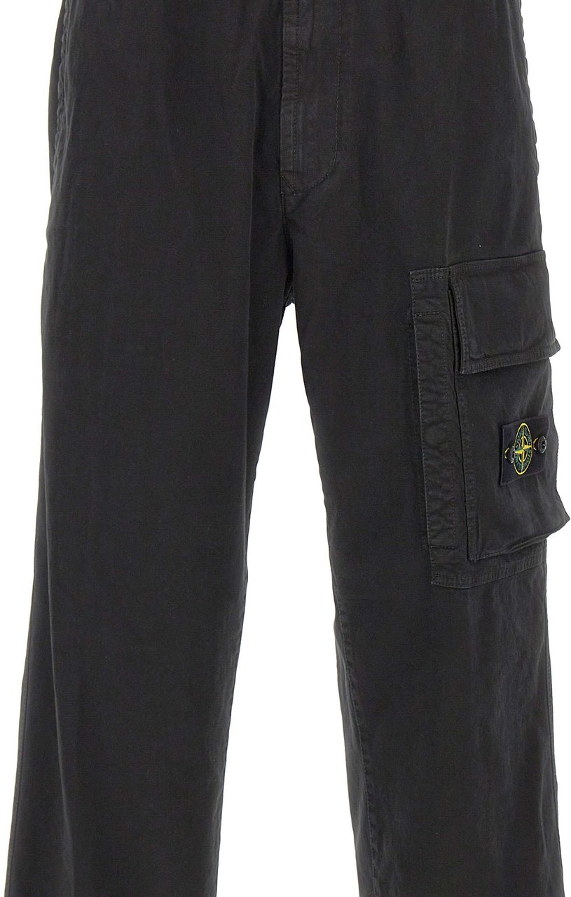Stone Island Trousers Black Zwart