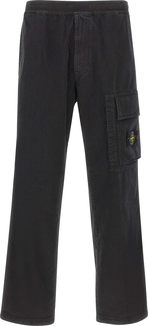 Stone Island Trousers Black Zwart