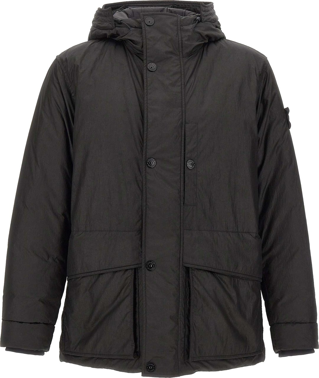 Stone Island Coats Black Zwart