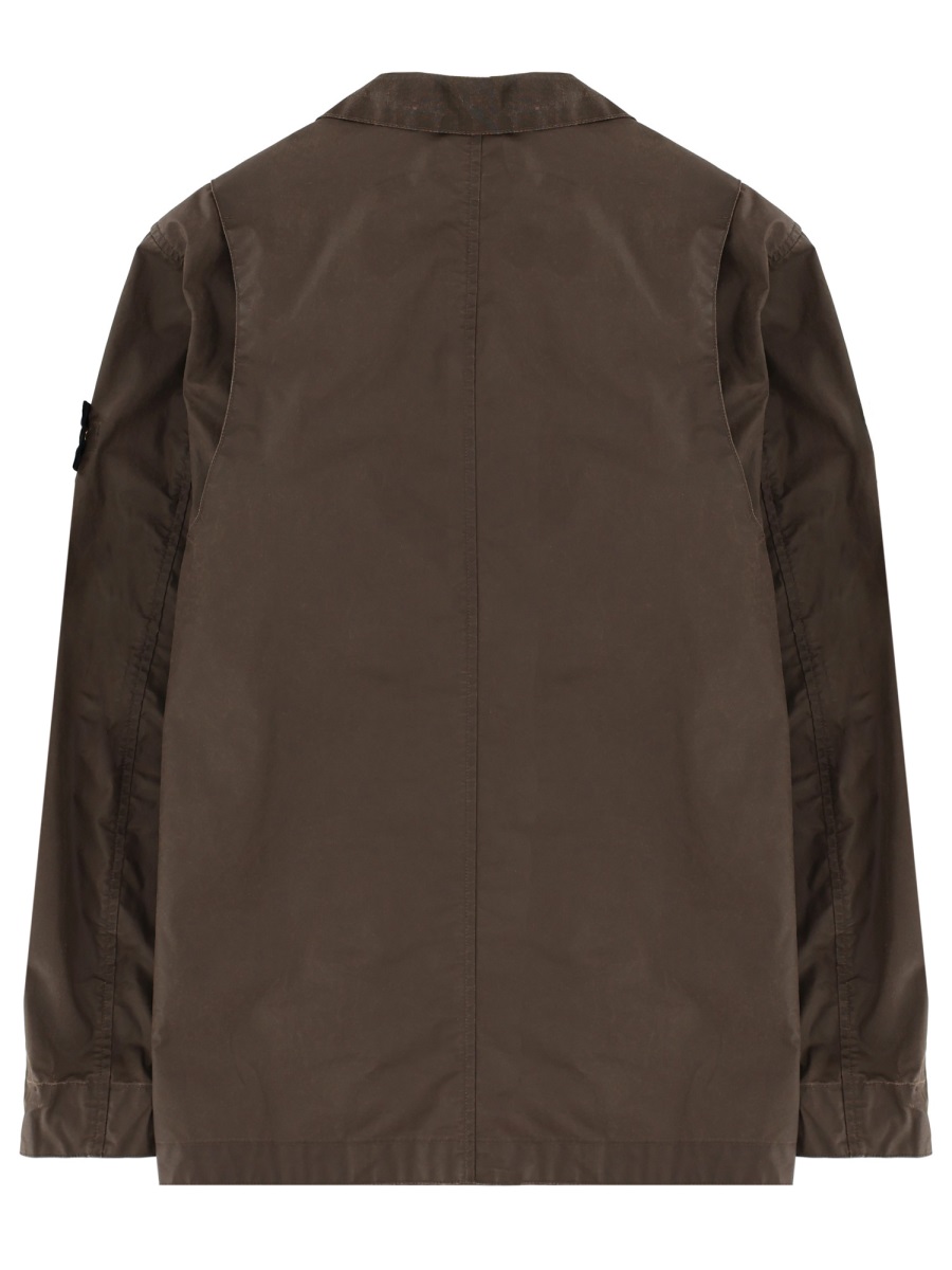 Stone Island Structured Utility Polyester-Blend Jacket Zwart