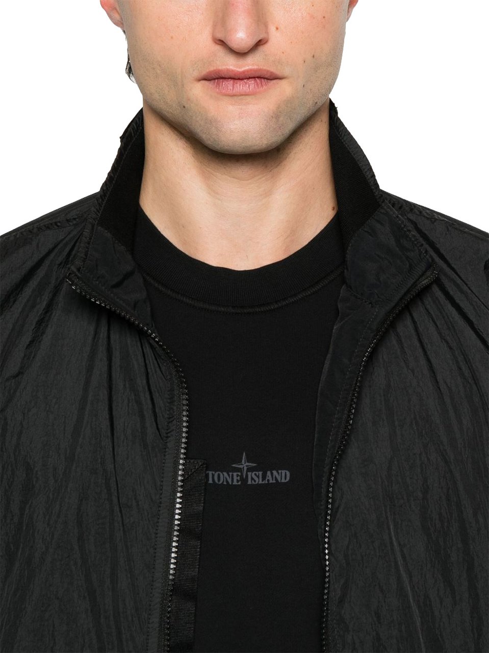 Stone Island Coats Black Zwart