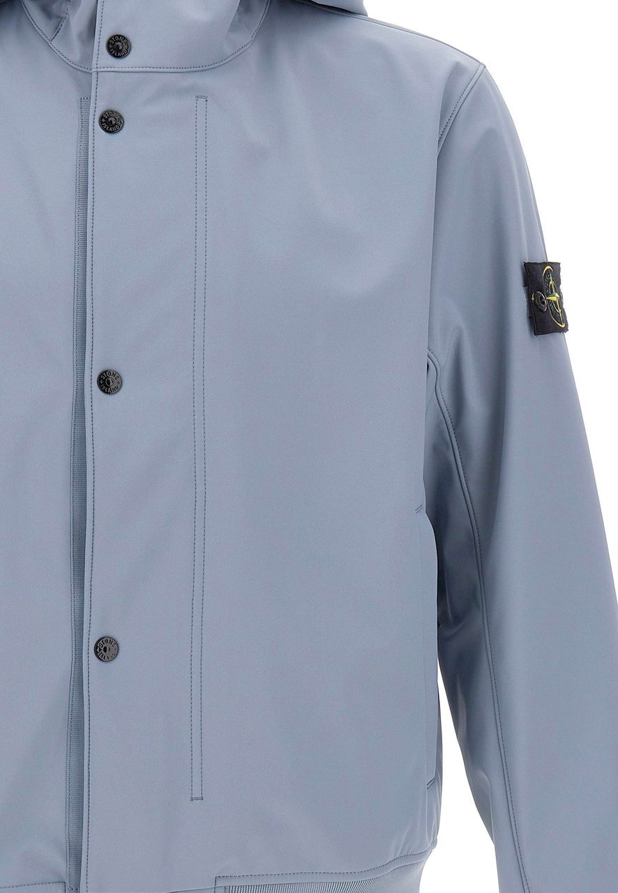 Stone Island Jackets Light Blue Lichtblauw
