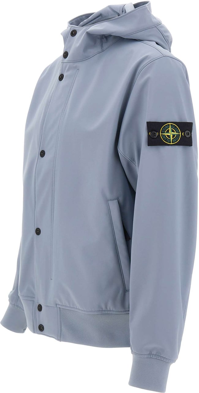 Stone Island Jackets Light Blue Lichtblauw