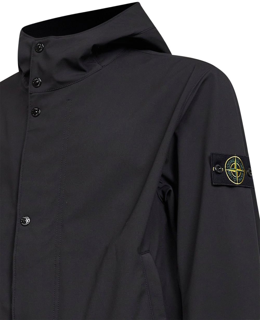 Stone Island Coats Black Zwart