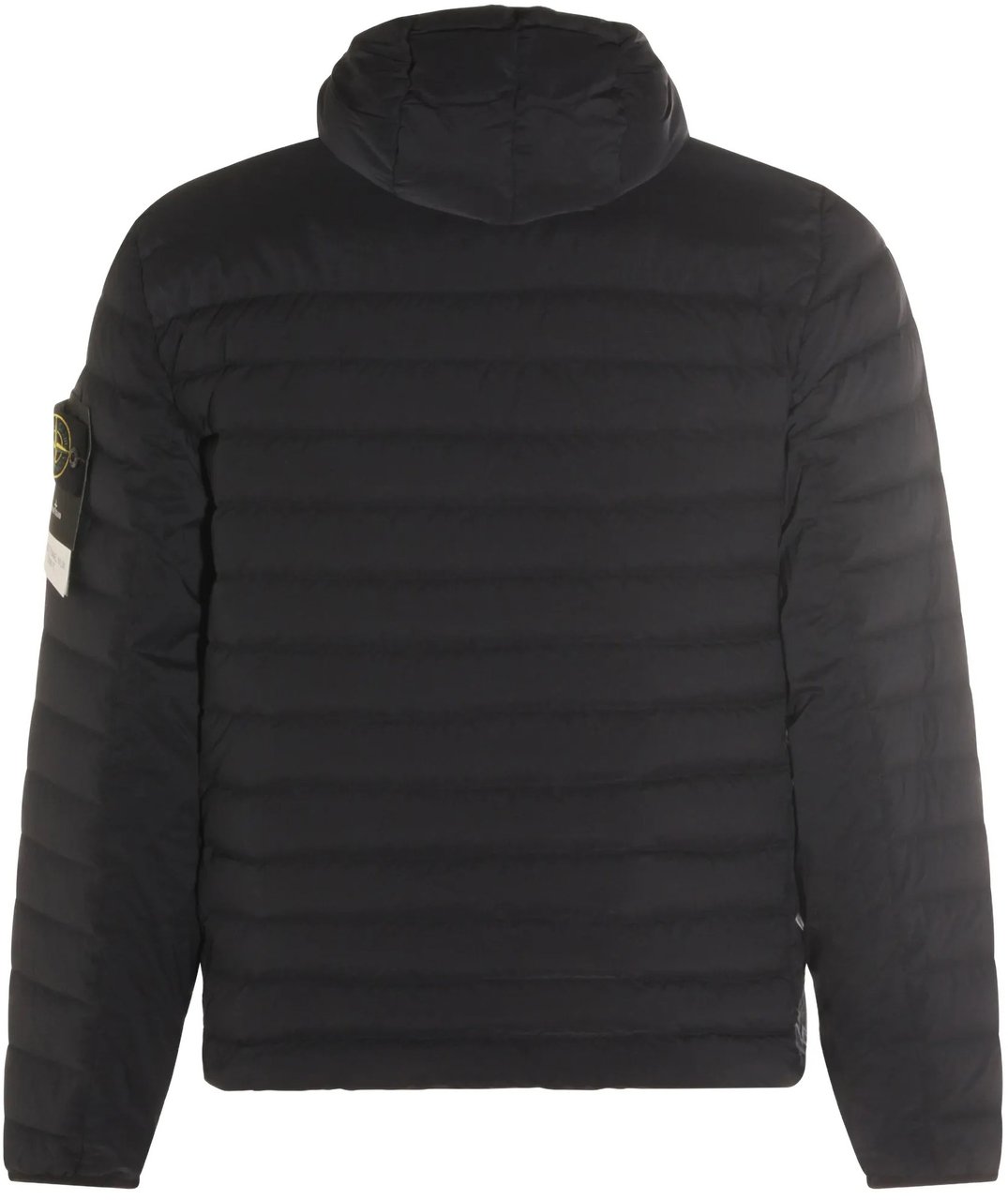 Stone Island Black Padded Quilted Fabric Jacket Zwart