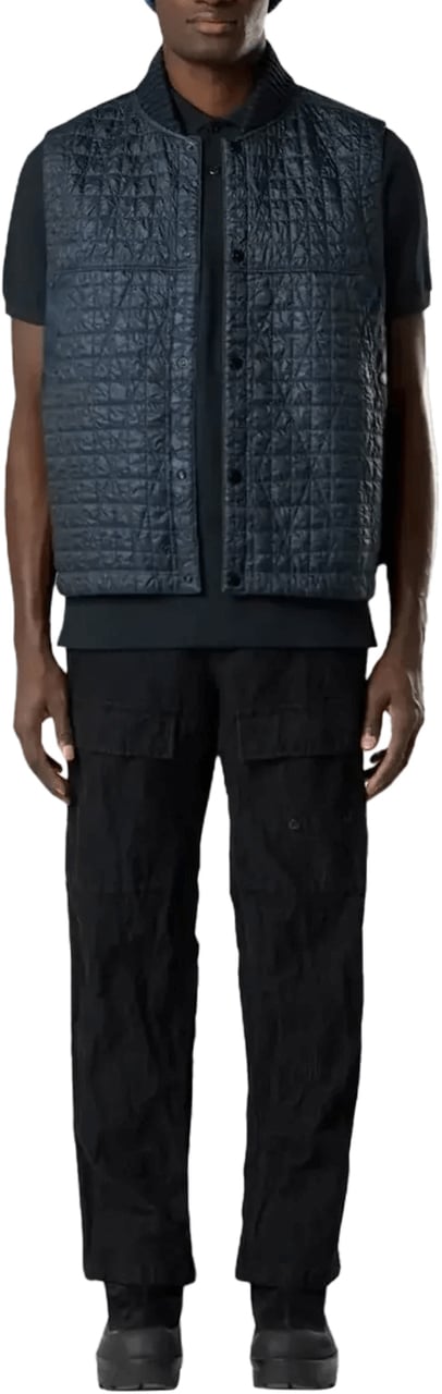 Stone Island Poloshirt van 50/2 biologisch katoen piqué, marineblauw Navy