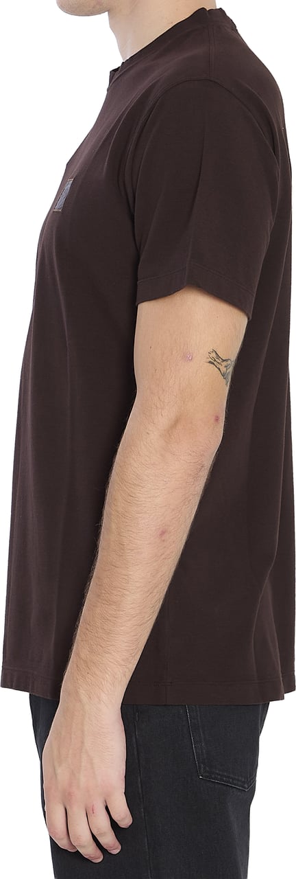 Stone Island Ghost Piece cotton T-shirt Bruin