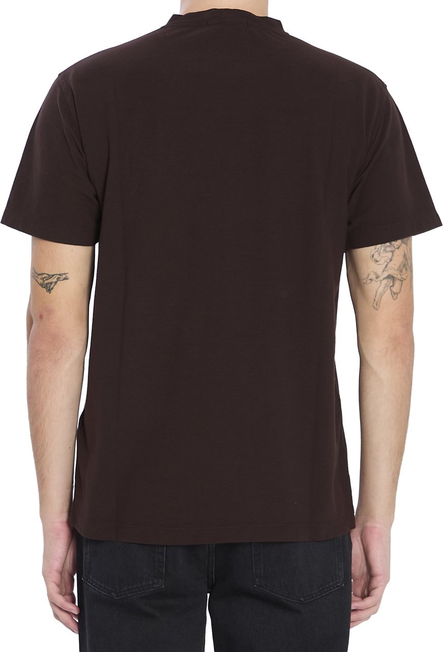 Stone Island Ghost Piece cotton T-shirt Bruin