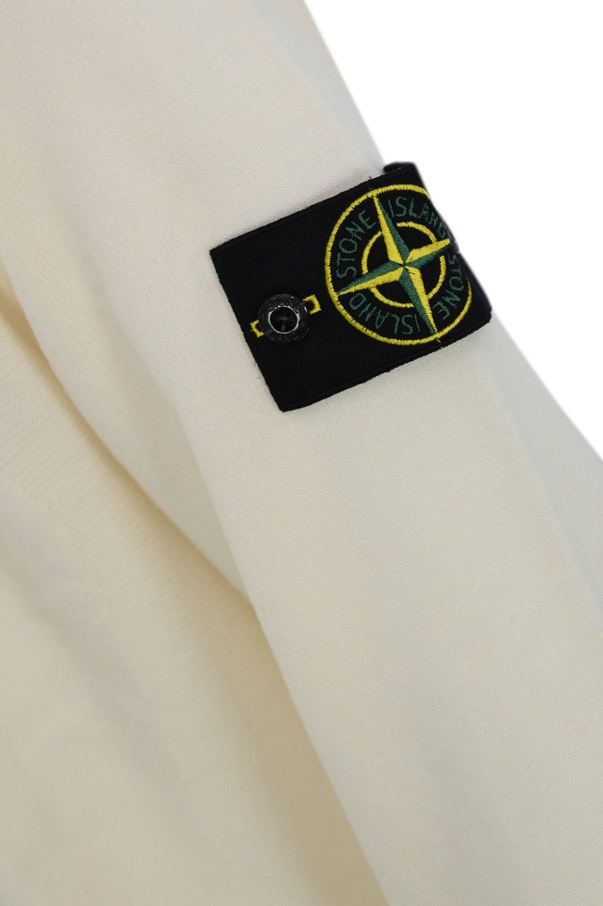 Stone Island Sweaters White Wit