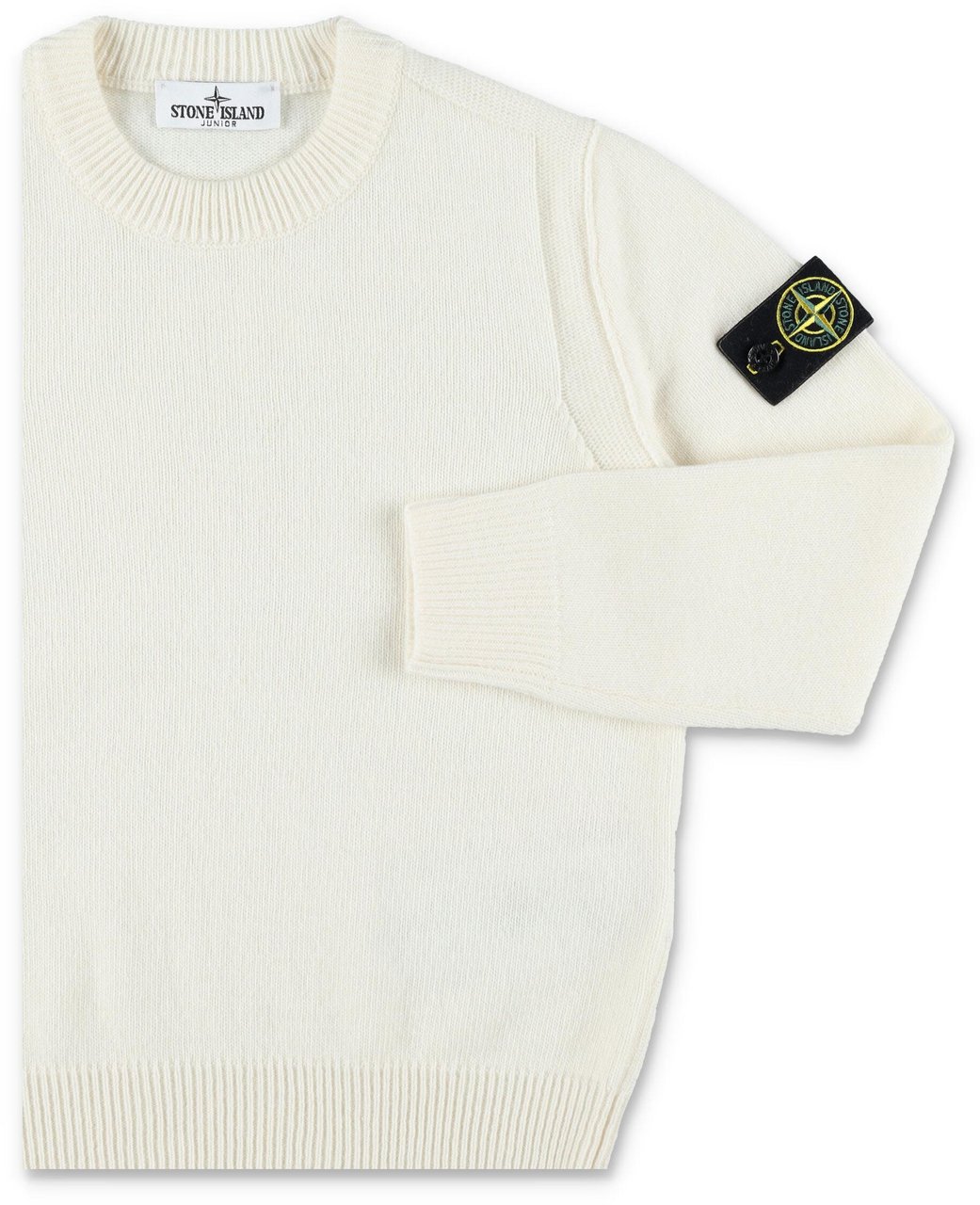 Stone Island Knit Lana Cashmere Bianco Wit