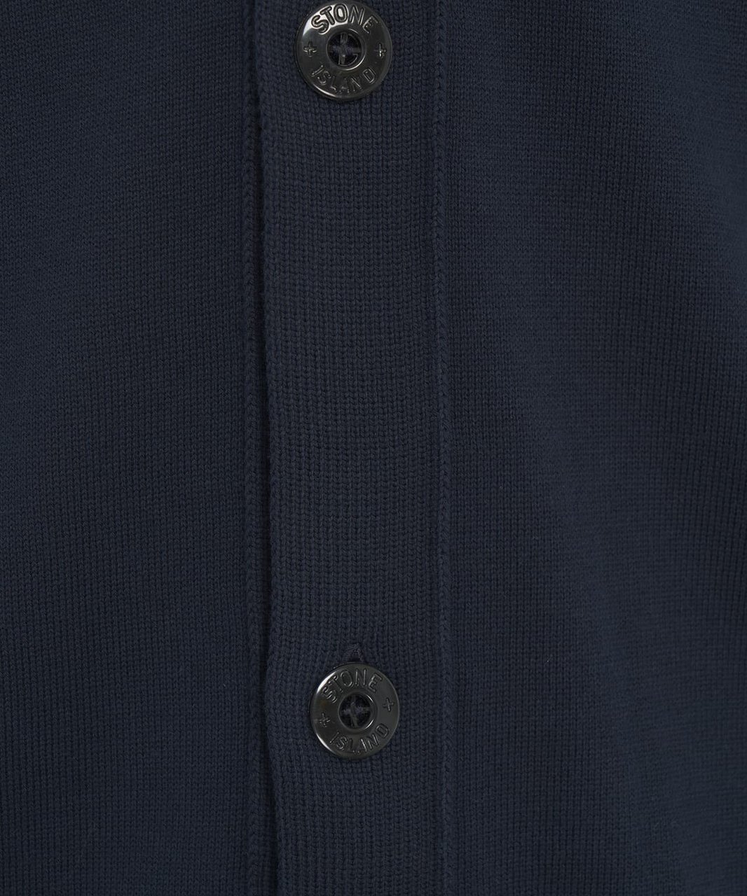 Stone Island Cardigan with detachable logo Blauw