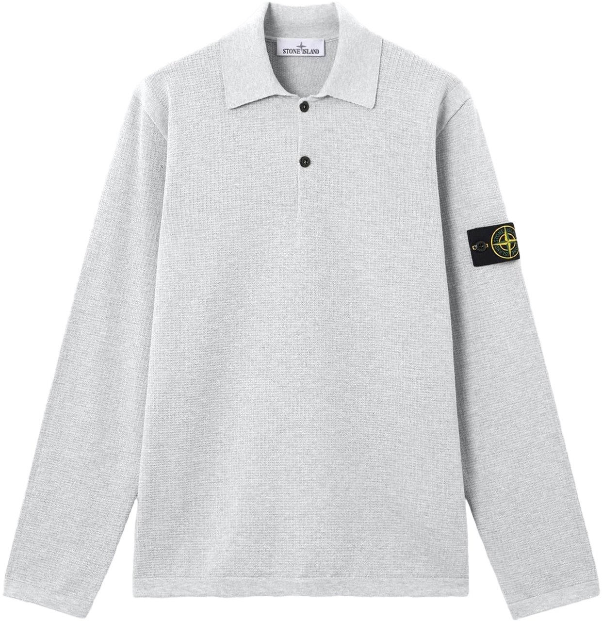 Stone Island Heren Ls Polo Grijs
