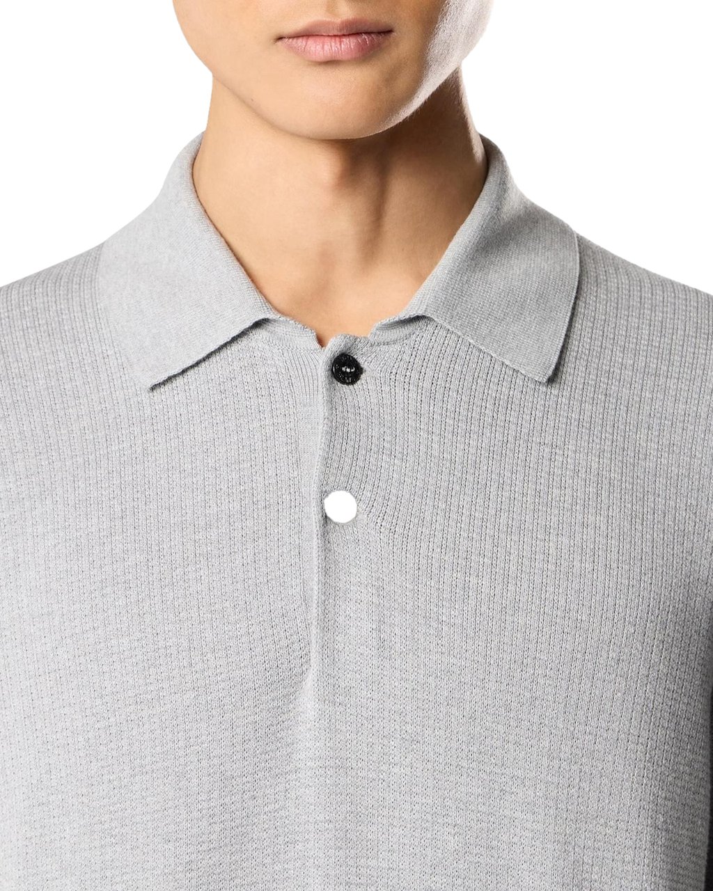 Stone Island Heren Ls Polo Grijs