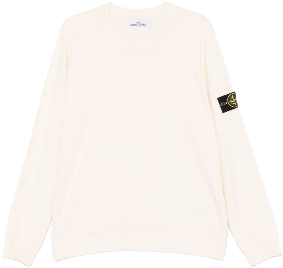 Stone Island Stone Island Sweaters White Wit