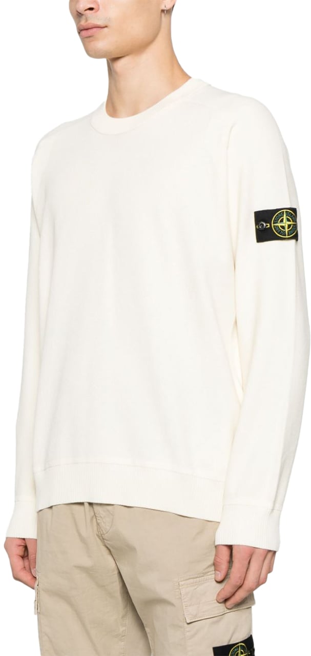 Stone Island Stone Island Sweaters White Wit