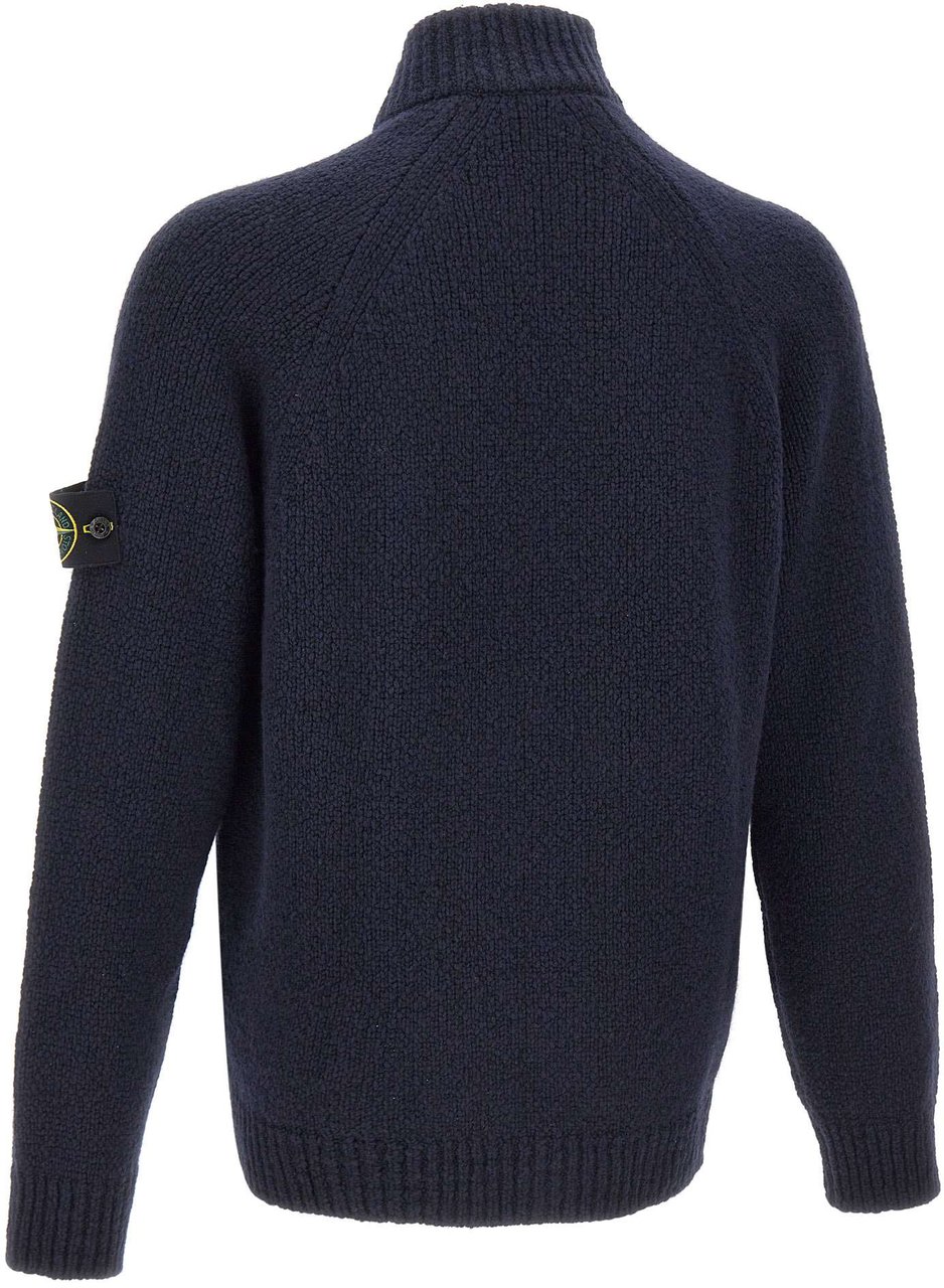 Stone Island Sweaters Blue Blauw