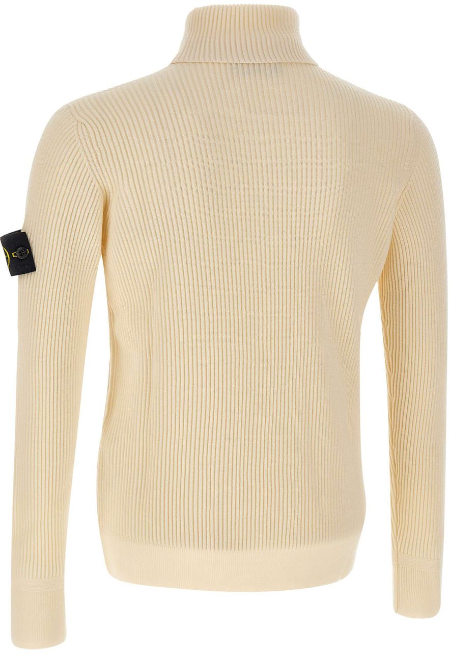 Stone Island Sweaters White Wit