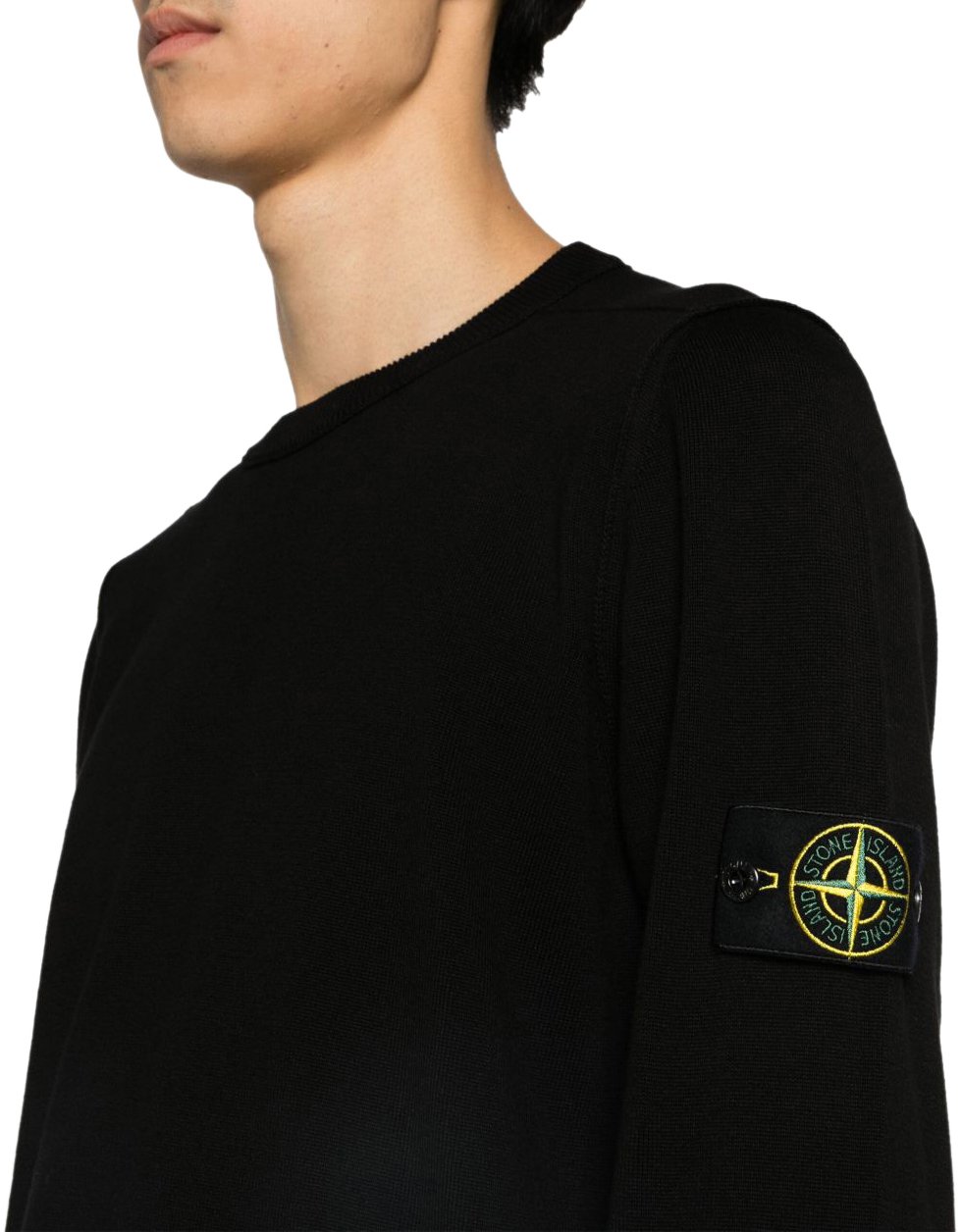 Stone Island Sweaters Black Zwart