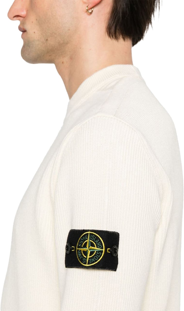 Stone Island Stone Island Sweaters White Wit