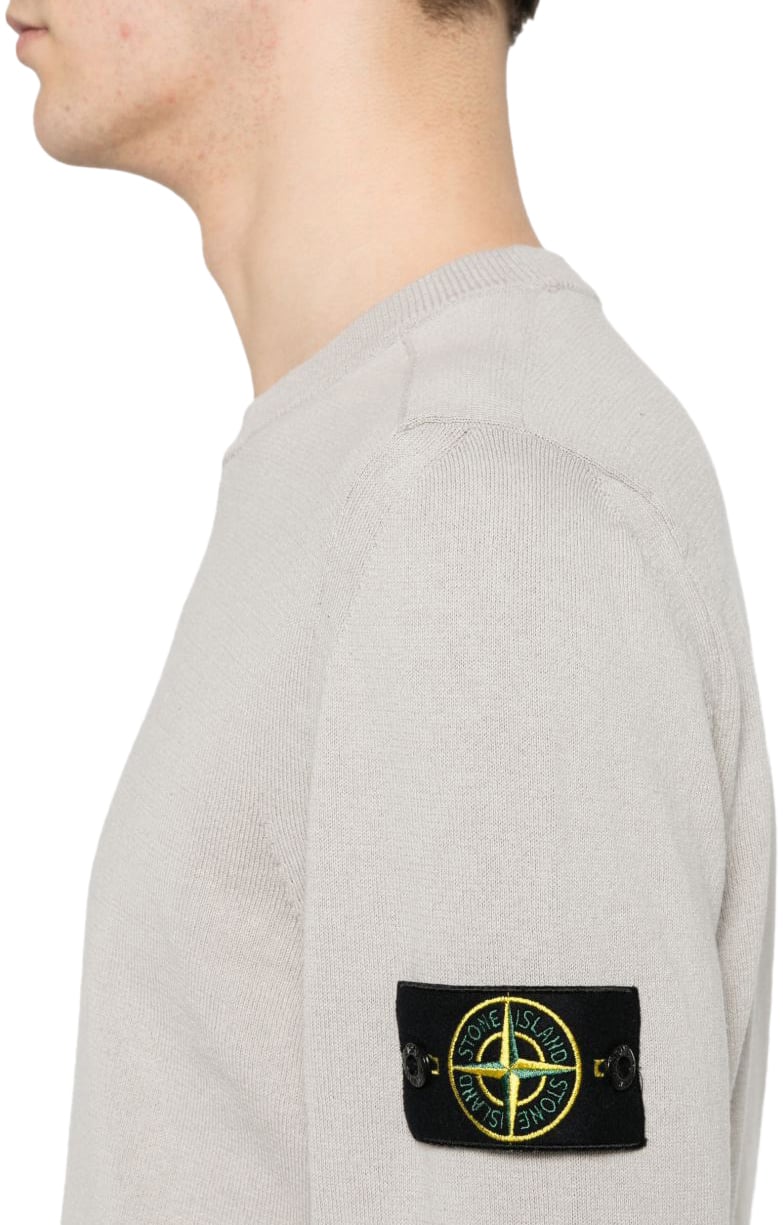 Stone Island Sweaters Grey Lichtgrijs