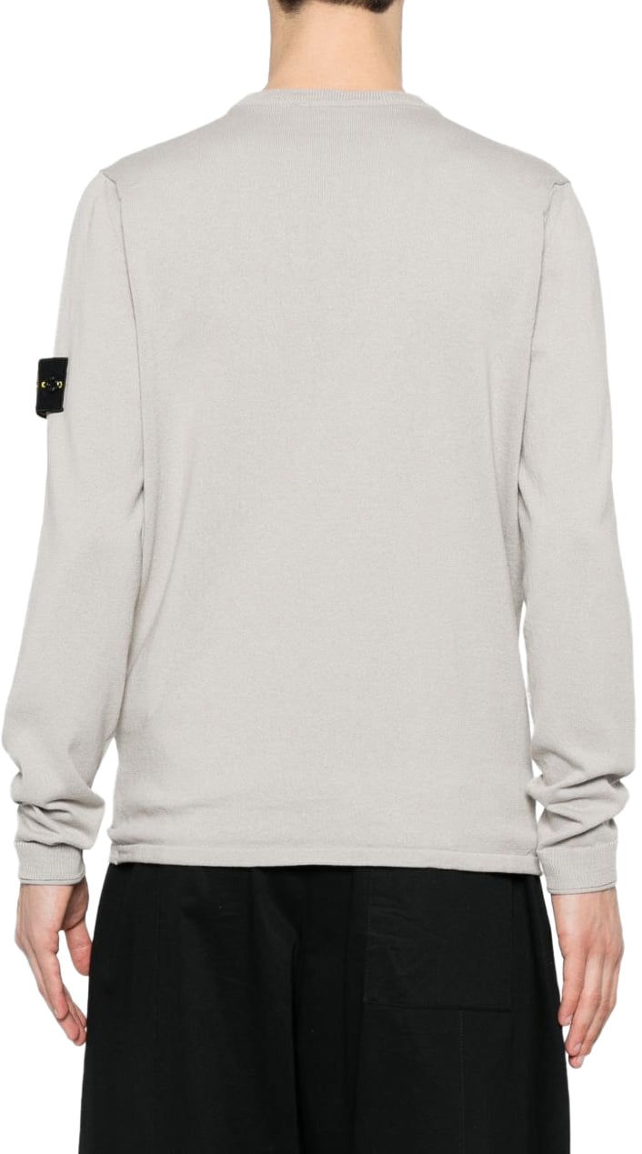 Stone Island Sweaters Grey Lichtgrijs