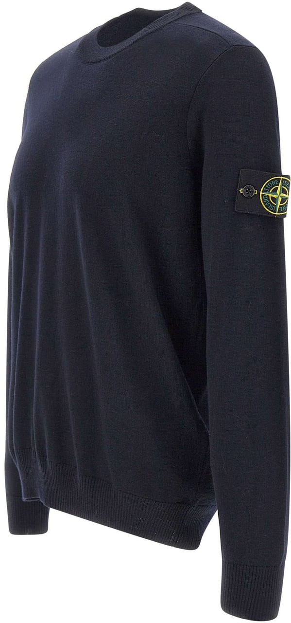 Stone Island Sweaters Blue Navy
