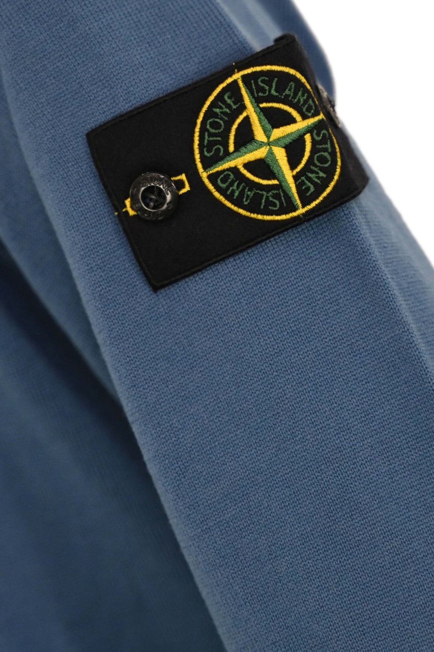 Stone Island Sweaters Steel Blue Blauw