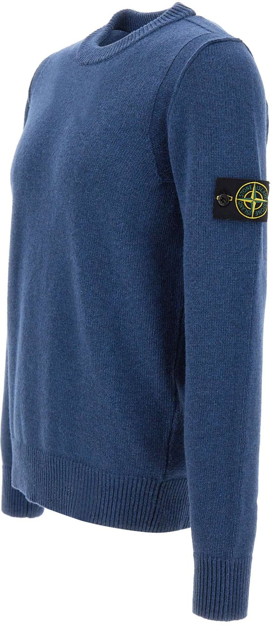 Stone Island Sweaters Blue Blauw