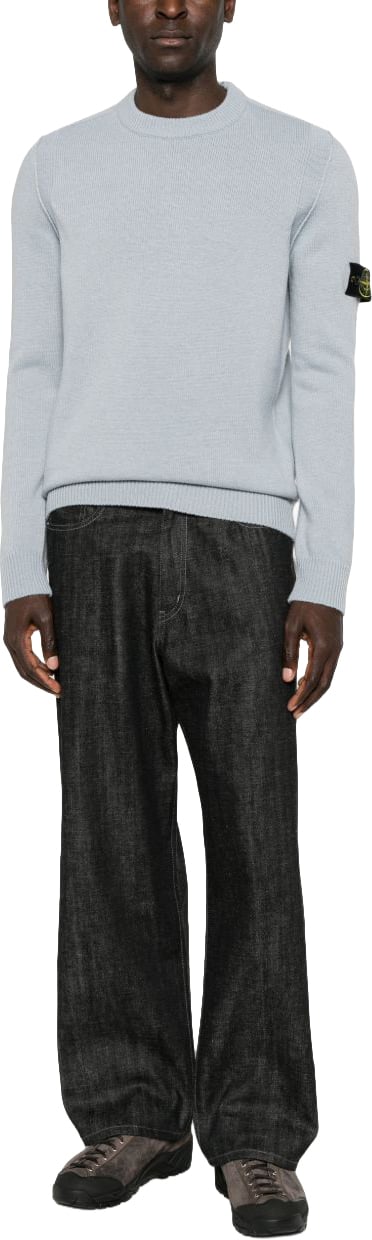 Stone Island Sweaters Grey Lichtgrijs