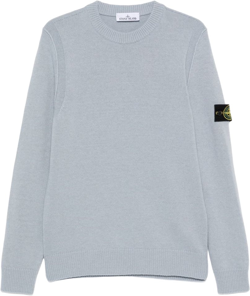 Stone Island Sweaters Grey Lichtgrijs