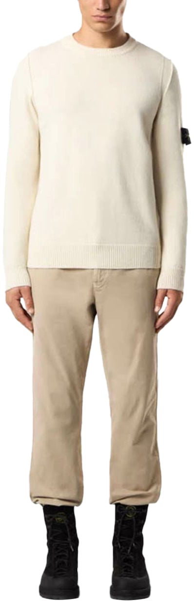 Stone Island Sweaters White Wit
