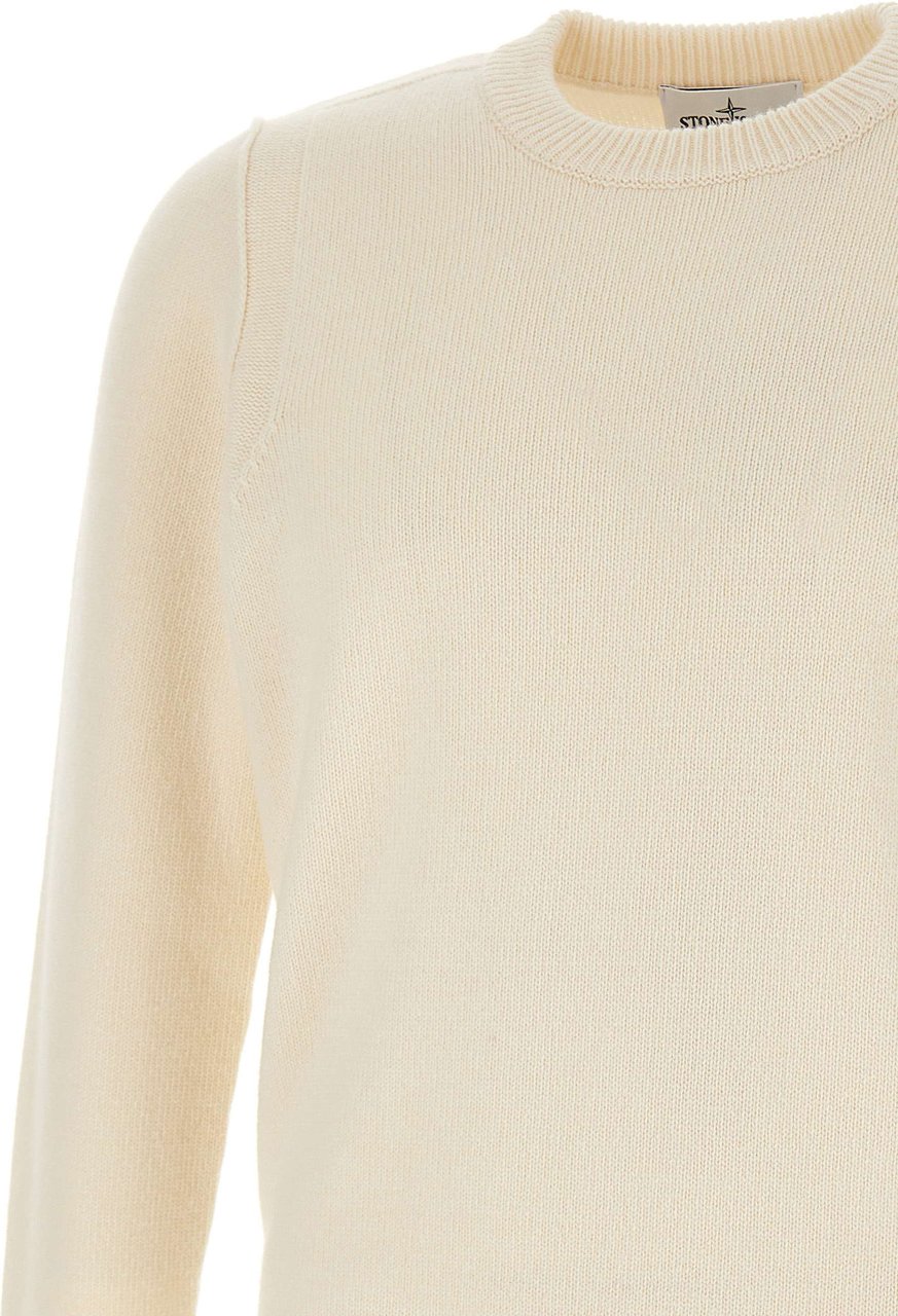 Stone Island Sweaters White Wit