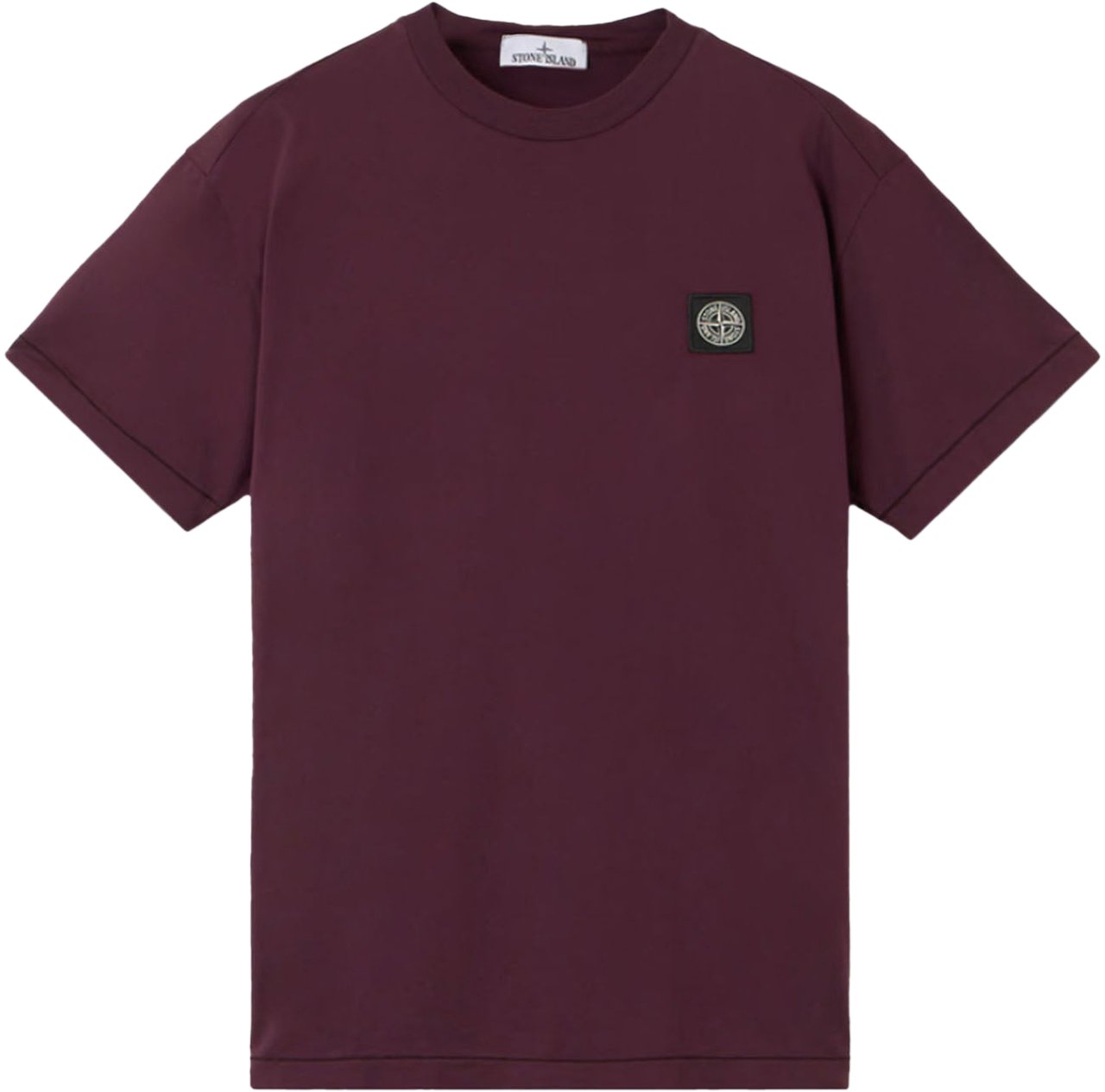 Stone Island 60/2 COTTON JERSEY SS T-SHIRT AMARANTH Rood