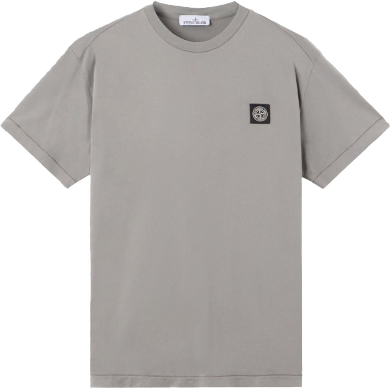 Stone Island 60/2 COTTON JERSEY SS T-SHIRT CEMENT Grijs