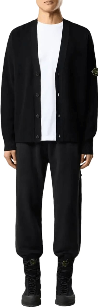 Stone Island T-shirt van 60/2 katoenjersey, wit Wit