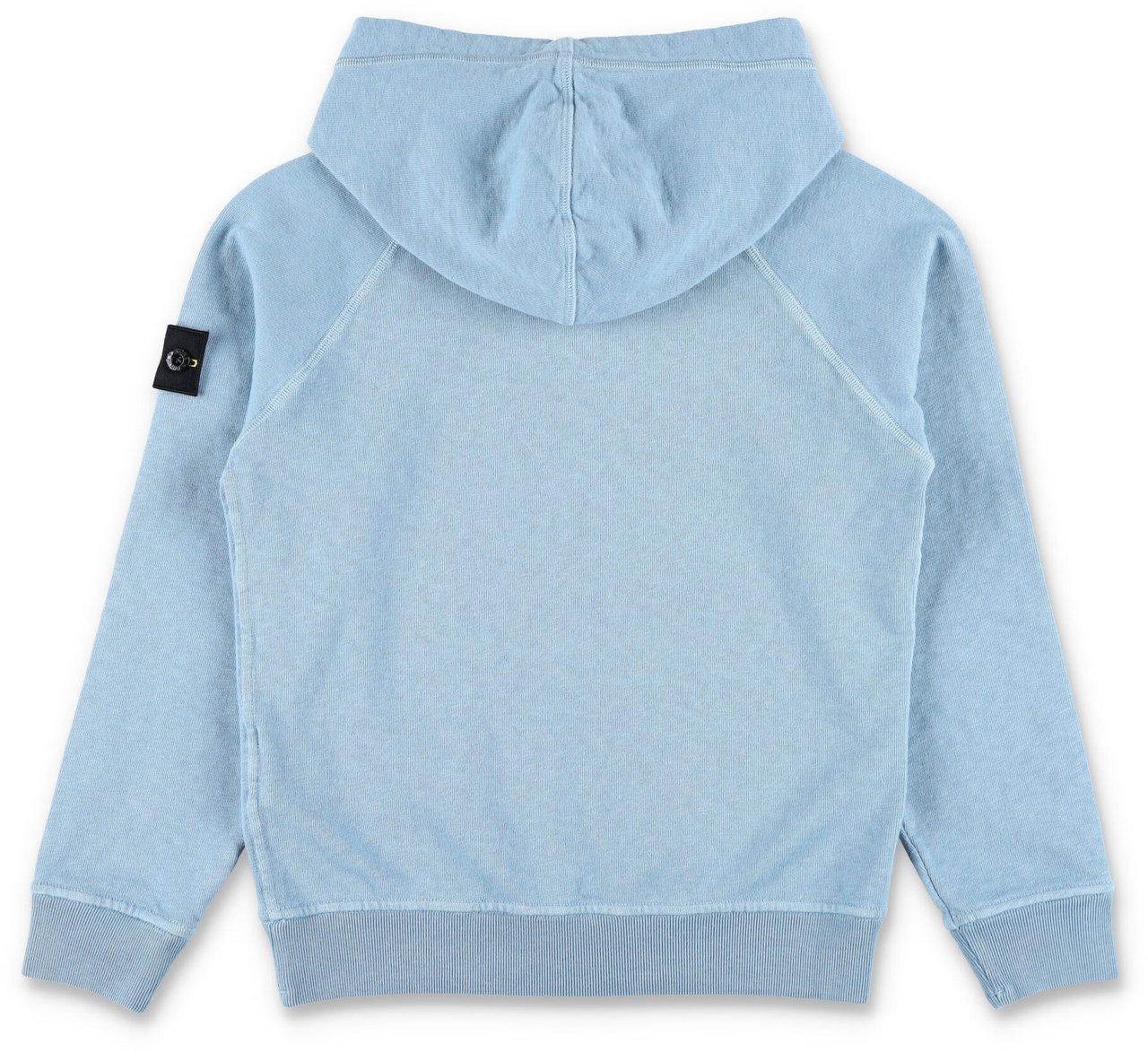 Stone Island Hoodie Zip Old Malfile Blue Lichtblauw