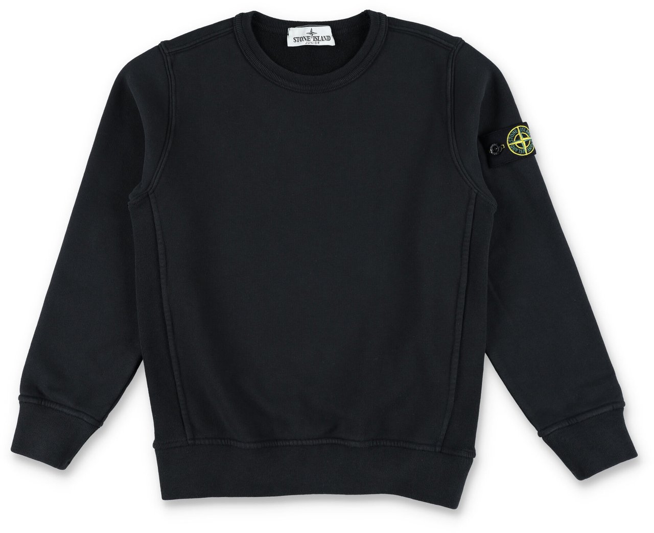 Stone Island Fleece Co Giro Nero Zwart