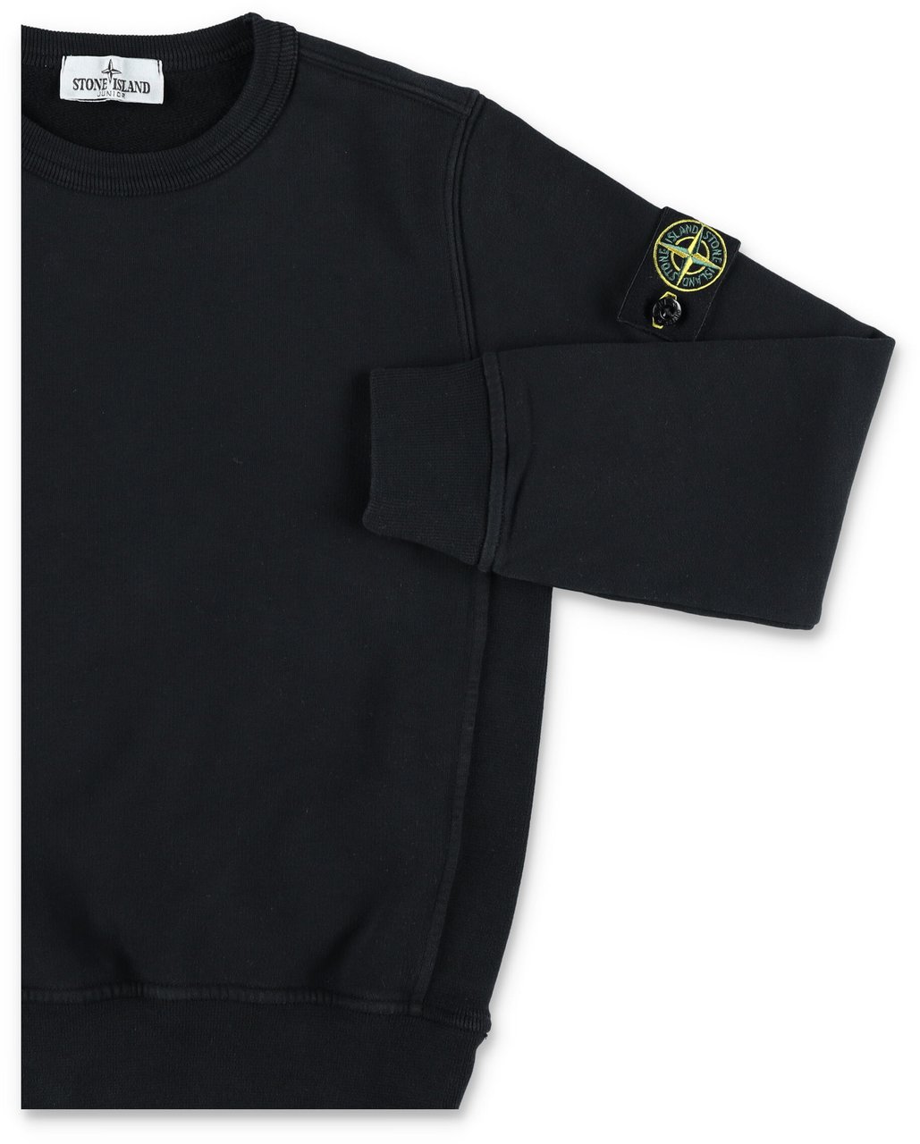 Stone Island Fleece Co Giro Nero Zwart