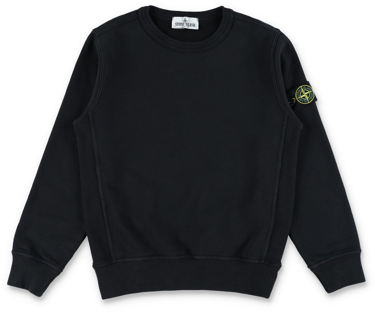 Stone Island Fleece Co Giro Nero Zwart